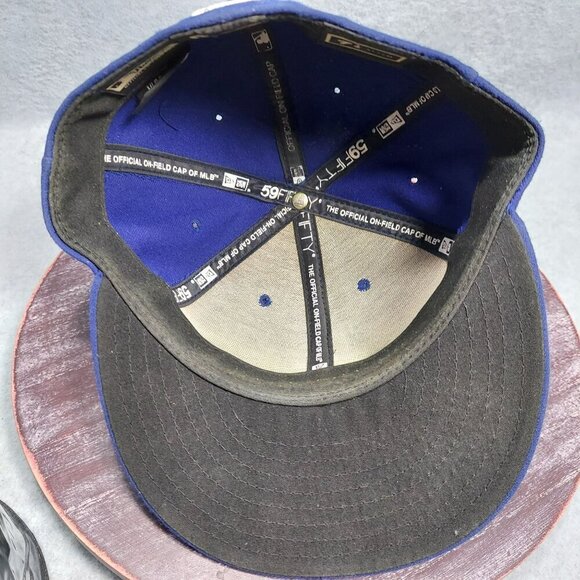 Los Angeles Dodgers MLB Adjustable Baseball Cap DSome Discoloring  7 1/4 - Picture 9 of 13